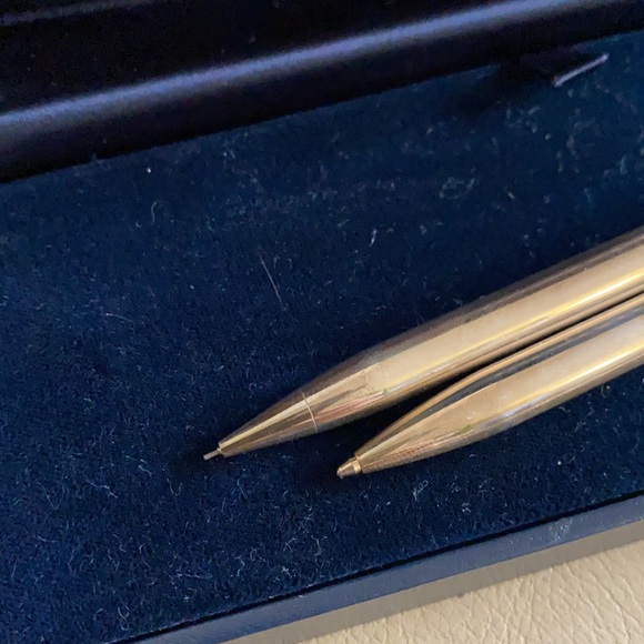 GR8 GRAD,RETIRE,PROMOTED,sign marriage GIFTTiffany vintage silver pen&pencil set - Picture 10 of 12